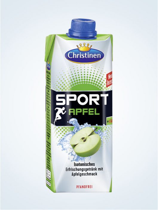 Christinen Sport Apfel, 0,5l Tetra Prisma
