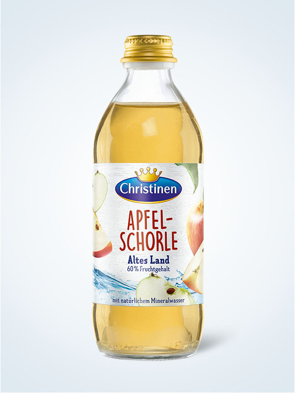 Apfelschorle in hochwertiger Bio-Qualität