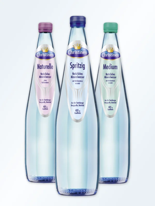 Christinen Mineralwasser 0,75 l Blauglas MW Christinen Mineralwasser 0,75 l Blauglas MW
